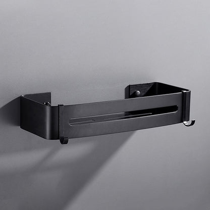 BowLift | Matt Black Modern Bathroom Accessories Set, Set of 3, Bathroom Shelf