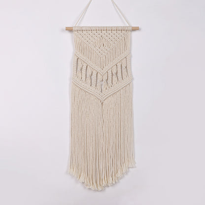 Macrame Wall Hanging with Artistic Patterns Acalora