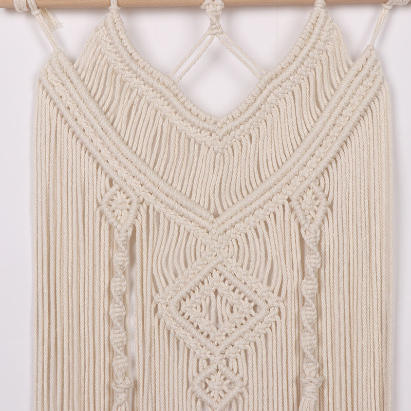 Hand-knotted wall hanging Acalora