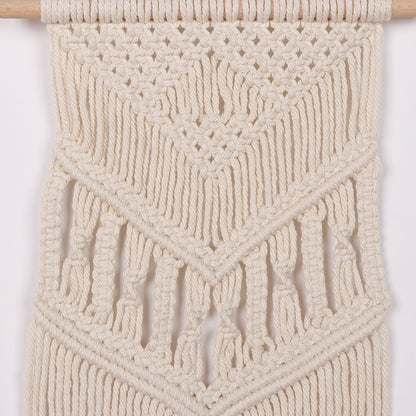 Macrame Wall Hanging with Artistic Patterns Acalora