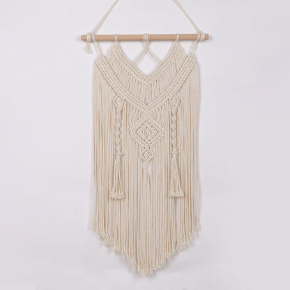 Hand-knotted wall hanging Acalora