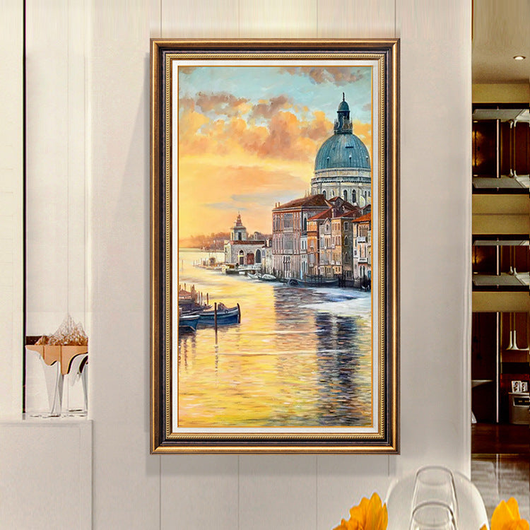 Elegant Swan Landscape Framed Artwork