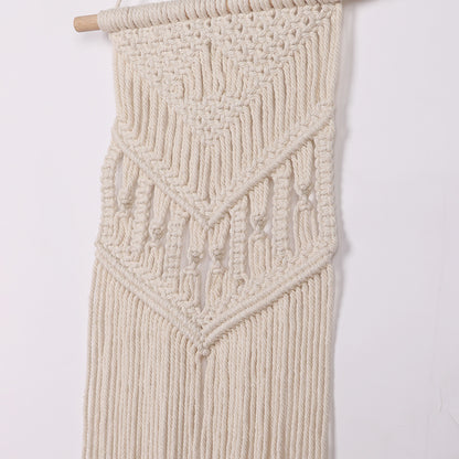 Macrame Wall Hanging with Artistic Patterns Acalora