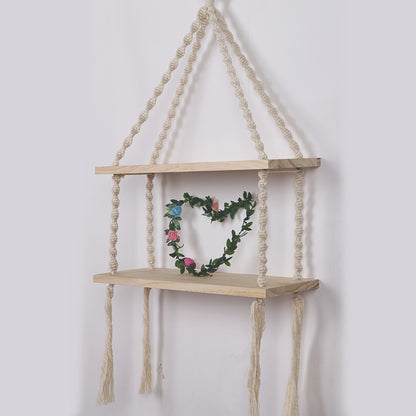 Macrame Hanging Shelf Acalora