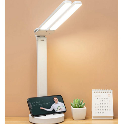 Brehn | Adjustable Reading Lamp - Rechargeable Dimmable with Phone Table