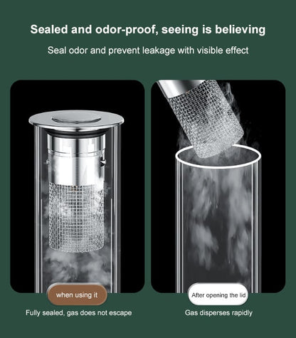 Skanto | Isolate Odor and Prevent Cockroaches - Stainless Steel Floor Drain Filter
