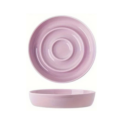 Skanto | Ceramic Anti-Choking Feeder Bowl – Slow Feeder Bowl for Cats and Dogs