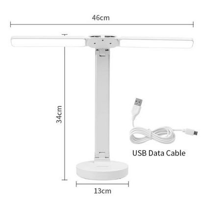 Skanto | Adjustable Reading Lamp - Rechargeable Dimmable with Phone Stand