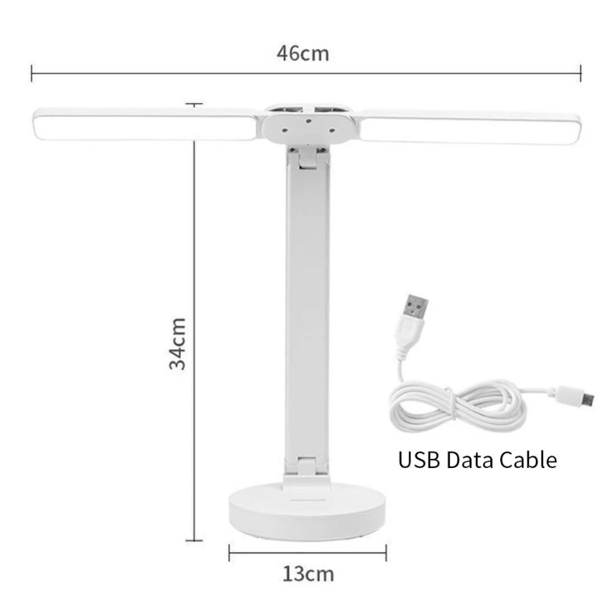 Brehn | Adjustable Reading Lamp - Rechargeable Dimmable with Phone Table