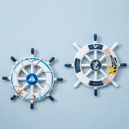 Maritime Ship Wheel Wall Accent