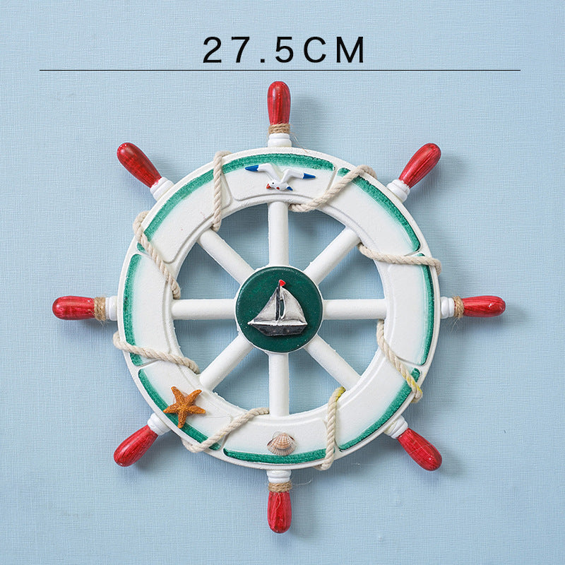 Maritime Ship Wheel Wall Accent