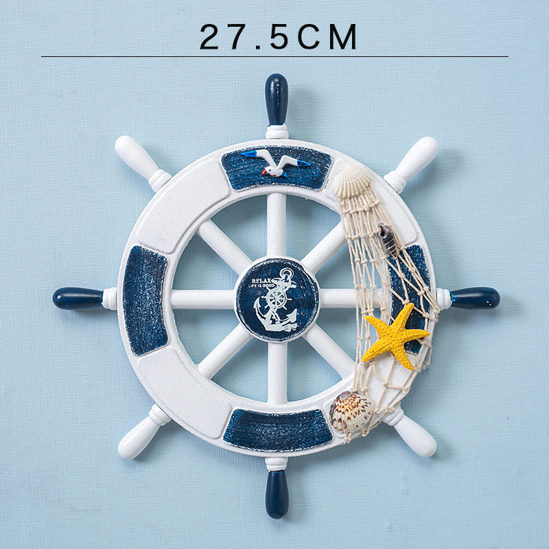 Maritime Ship Wheel Wall Accent