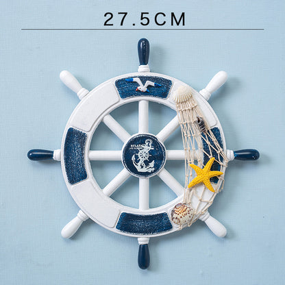 Maritime Ship Wheel Wall Accent