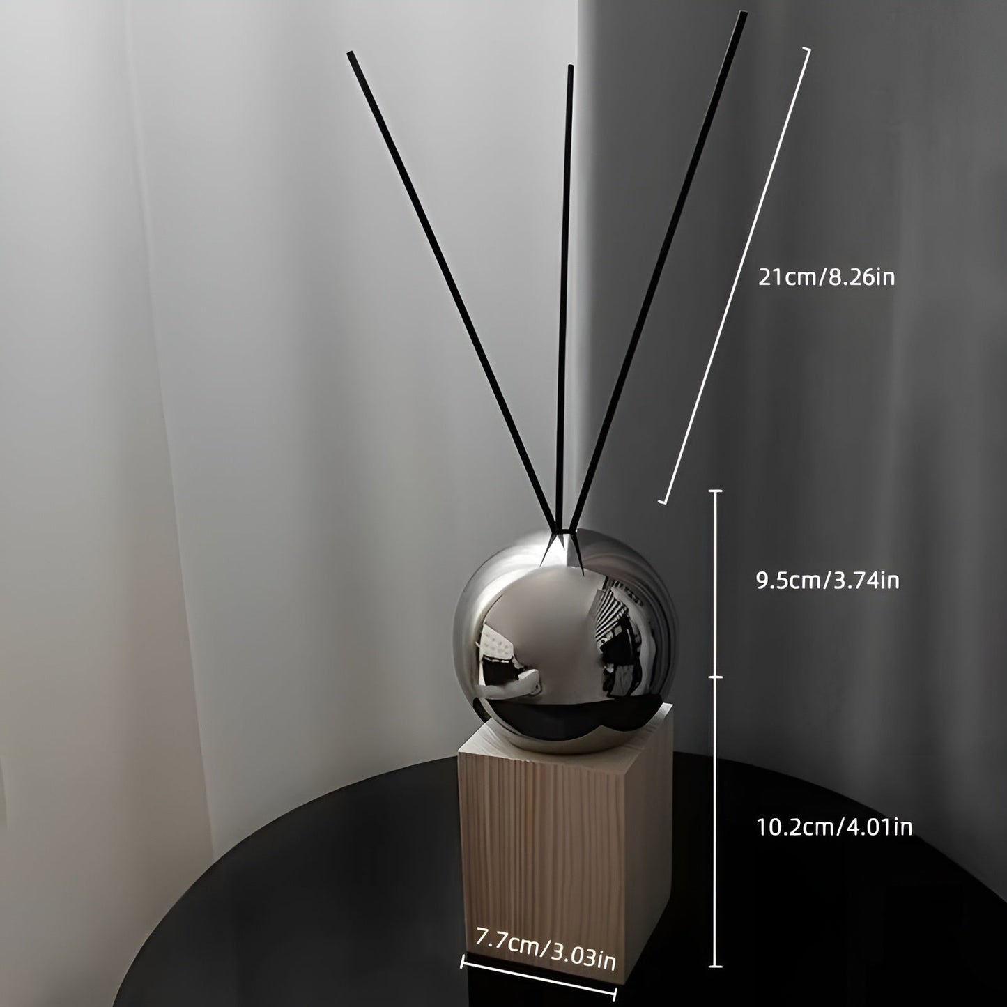 Stainless Steel Aroma Diffuser – Relaxing Room Diffuser with Essential Oils | Decorative for Home and Hotel | Karnz