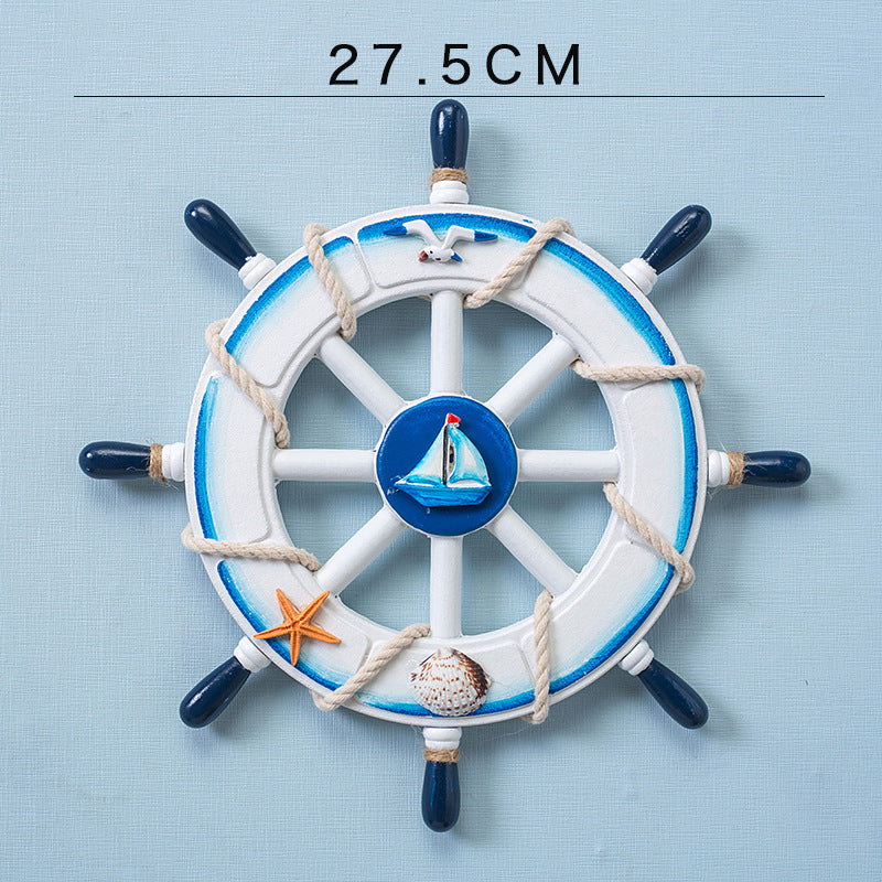 Maritime Ship Wheel Wall Accent