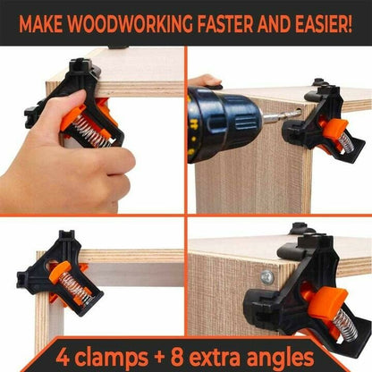 Skanto | Clamp Set (4pcs) + FREE 60°, 90° & 120° Heads