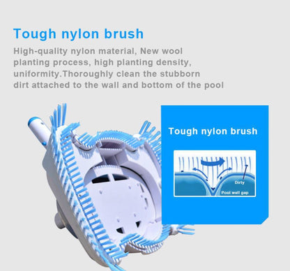 Automatic suction pool cleaner with rotating brush heads and clear debris chamber Bowlift