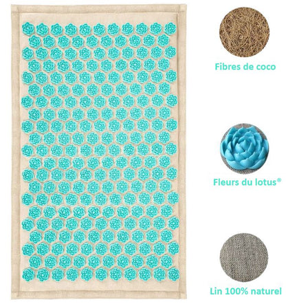 Skanto | Acupressure Mat with Pillow and 5500 Pressure Points – Florapress Relaxation Set