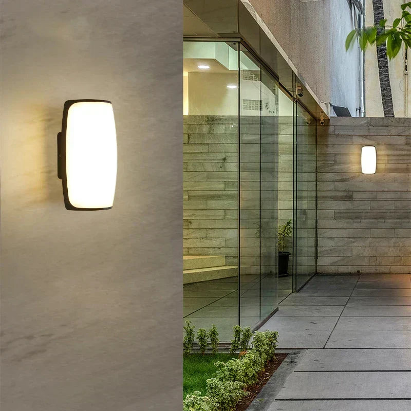 Brehn | Outdoor Wall Light LED waterproof IP65 black modern