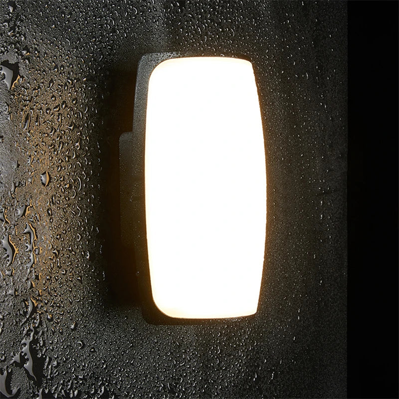 Brehn | Outdoor Wall Light LED waterproof IP65 black modern