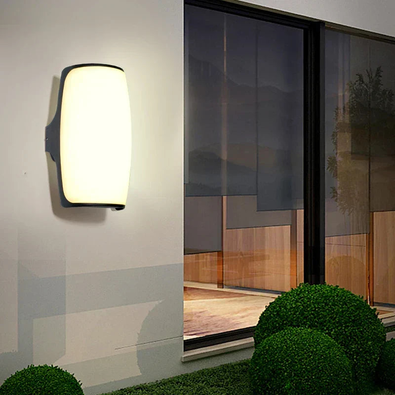 Brehn | Outdoor Wall Light LED waterproof IP65 black modern