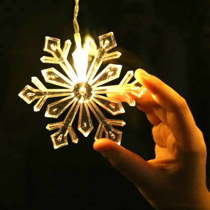 Skanto | Skanto Snowflake Remote Control Icicle Lights Flashing LED Decorative Lights