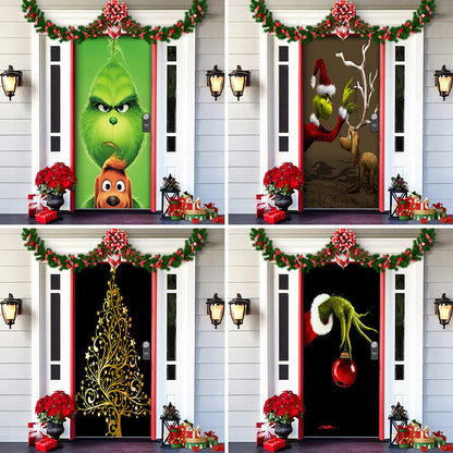 Skanto | The Nightmare Before Christmas | Outdoor Decorations | Jack Skellington Door Cover