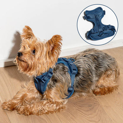 Skanto | Adjustable Dog Vest Harness with 3 Leash Clips