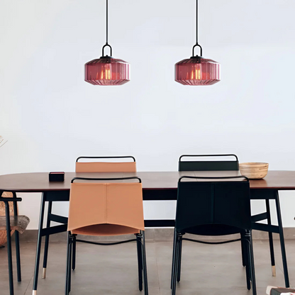 Skanto | Retro Colored Glass Pendant Lamp