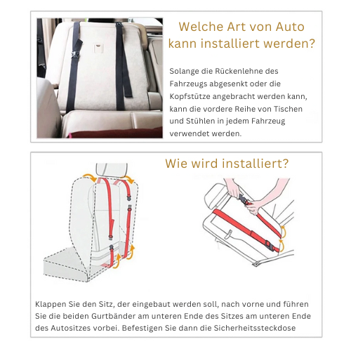 Sandsberg' Child Seat™ | Safety is number one!