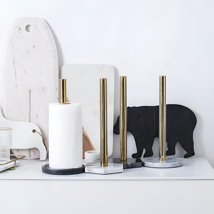 BowLift | Marble Base Paper Towel Holder