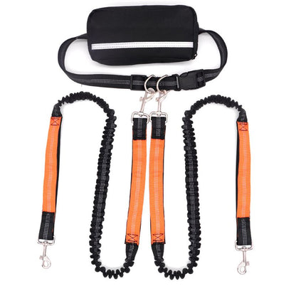 Skanto | Hands-Free Dog Leash with Zipper Pocket
