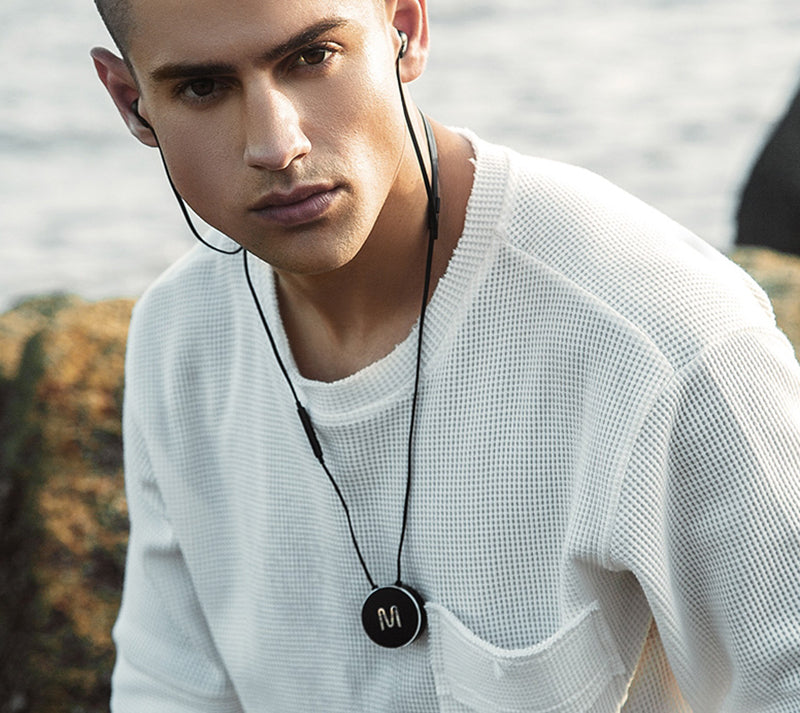 BowLift | Neckband Headphones with Adjustable Design, Easy-to-Store Cable, Double Coil Design and High Sound Quality
