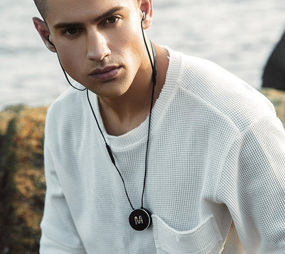 BowLift | Neckband Headphones with Adjustable Design, Easy-to-Store Cable, Double Coil Design and High Sound Quality