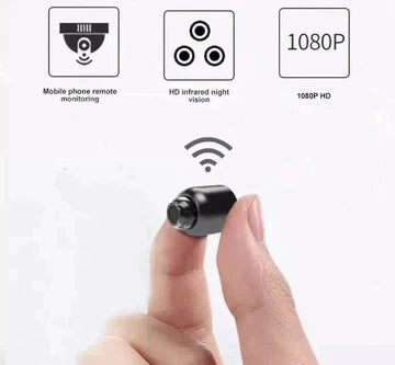Norvo | Small WiFi Security Camera Night Vision Wireless HD Baby Pet Surveillance