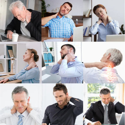 Skanto | Neck Stretcher for Pain Relief - Adjustable Cervical Traction Device Ideal for Neck Strain and Discomfort