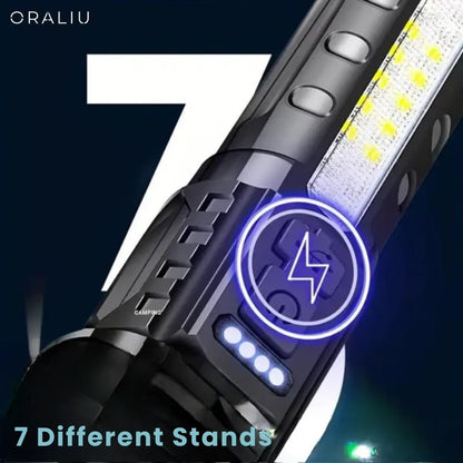 Skanto | Zoomable LED Flashlight – 3KM Range, Ultra Bright & Durable
