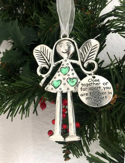 Skanto | Angel Ornament in Metal – Sentimental Christmas Gift for Friend or Family