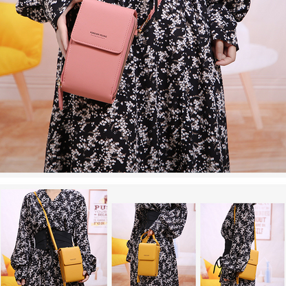 Skanto | Large Capacity Elegant Shoulder Bag with Touchscreen for Phones
