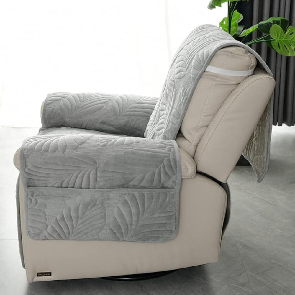 BowLift | Verdant Leaf Pattern Recliner Cover