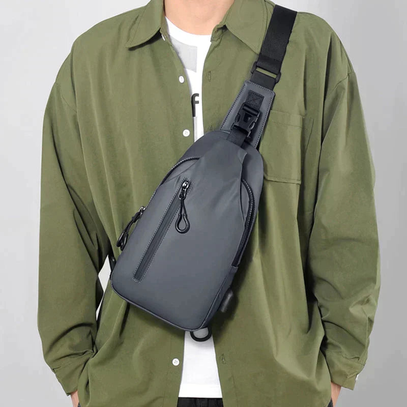 UrbanShield Waterproof Shoulder Bag with Anti-Theft Design | Karnz