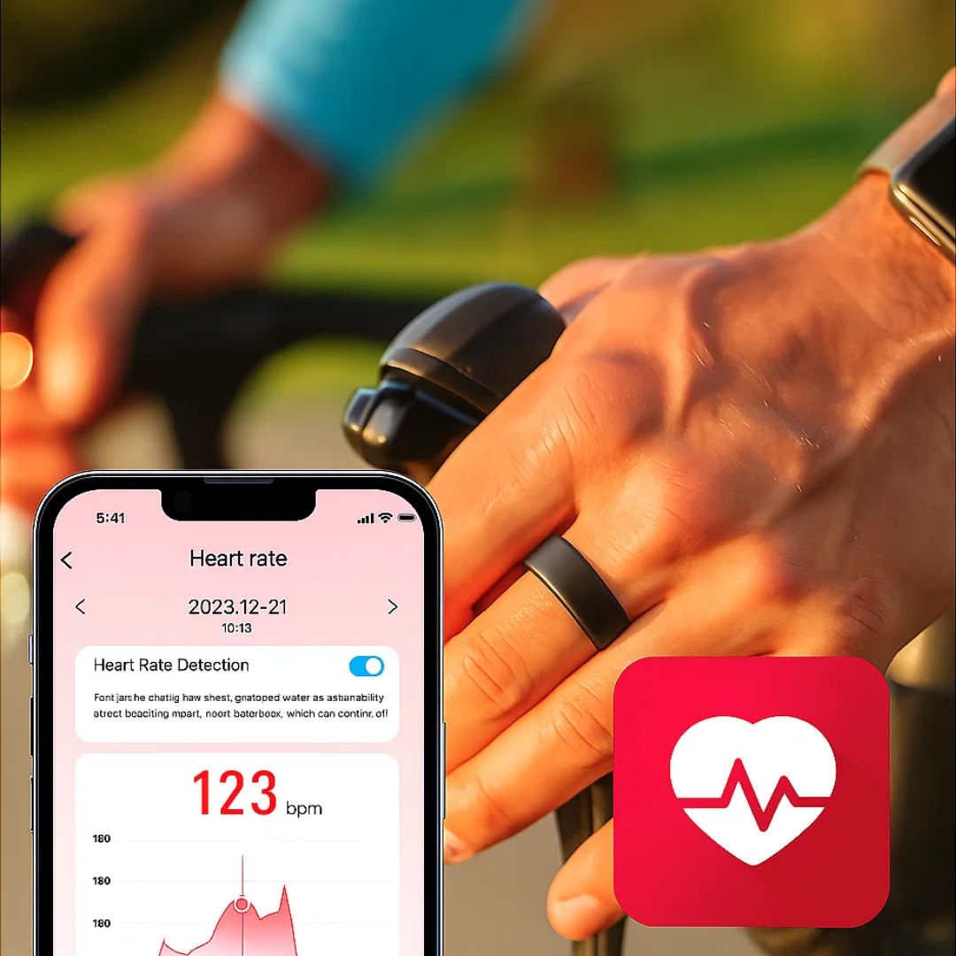 Skanto | Smart Ring Sleep & Wellness Tracker - Waterproof Fitness Tracker Ring for Active Lifestyles - Health Monitoring Device