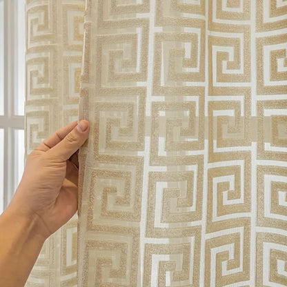 Skanto | Imperial Maze Embroidered Curtain