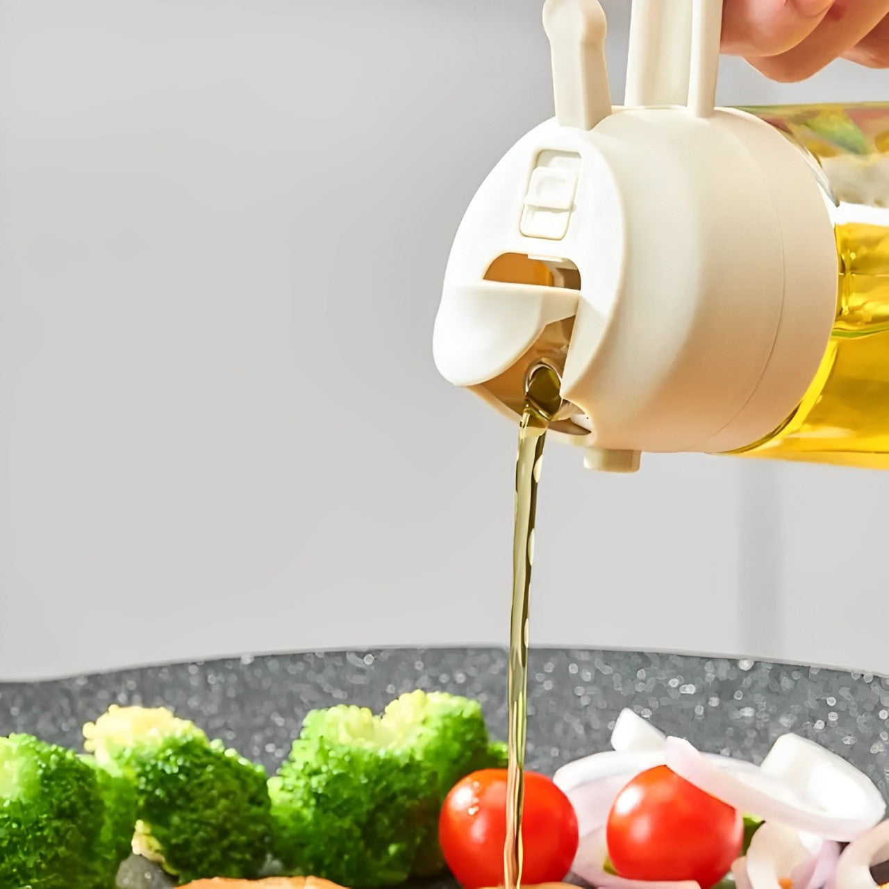 Skanto | 2-in-1 Olive Oil Dispenser & Sprayer – Perfect for Cooking, Salads, and BBQ