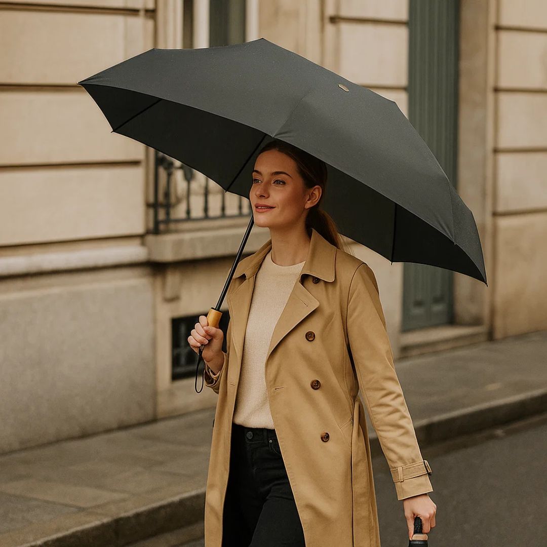 UrbanBrolly | Mini foldable umbrella UV – Sun protection UPF 50+ – Water-repellent – Lightweight and pocket-friendly for travel use Karnz