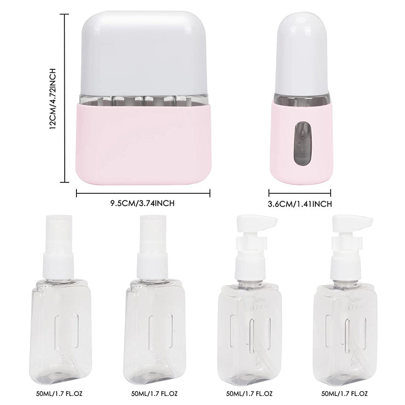 Shampoo Dispenser Portable Travel Bottle Set | Bowlift