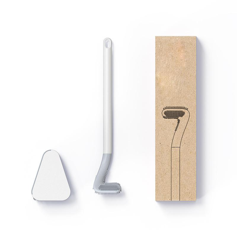 Toilet brush with holder