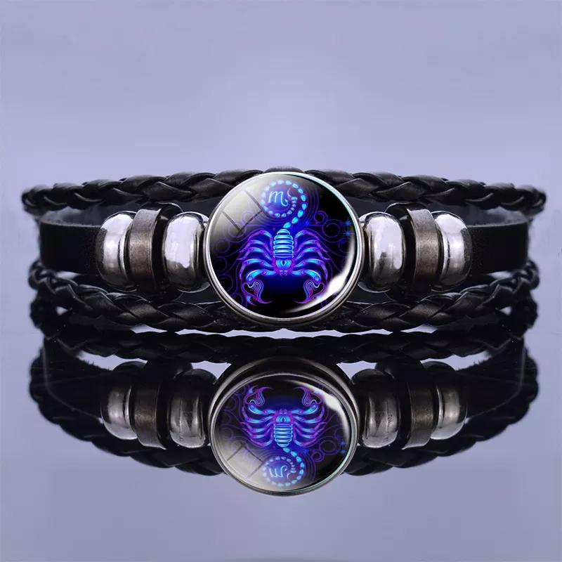 Bracelet with 12 zodiac signs