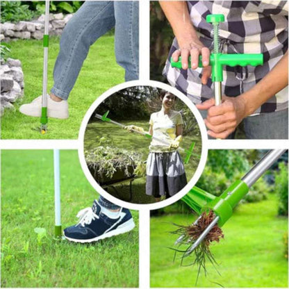 BowLift | RootRipper Garden Weed Puller Tool - Heavy-Duty Handheld Weeder for Efficient Weed Removal in Lawns & Gardens