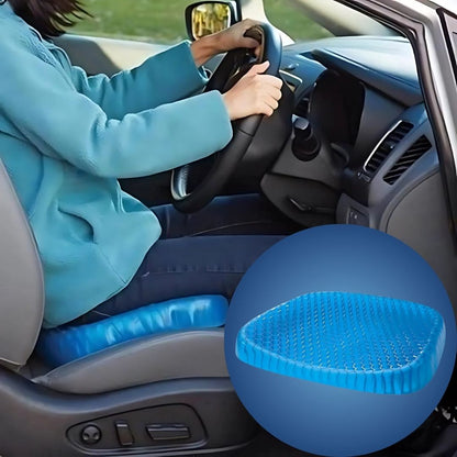 BowLift | Orthopedic Gel Seat Cushion | Pressure Relief, Tailbone Support & Lower Back Comfort for Office Chair, Car & Wheelchair Use